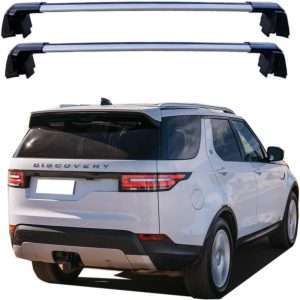 ROKIOTOEX Coyote Crossbars | 2017-2025 Land-Rover Discovery 5| Raised Side Rail | Silver