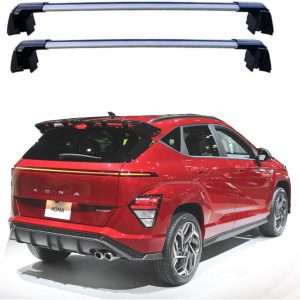 ROKIOTOEX Coyote Crossbars | 2024 - 2026 Kona | Flush Side Rail | Silver