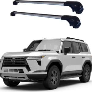 ROKIOTOEX Cobra Crossbars | 2024-2025 Lexus GX 550 Factory Flush Side Rails | Silver