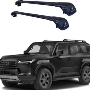 ROKIOTOEX Cobra Crossbars | 2024-2025 Lexus GX 550 Factory Flush Side Rails | Black