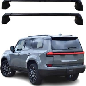 ROKIOTOEX Cheetah Crossbars | 2024-2025 Lexus GX 550 Factory Flush Side Rails | Black