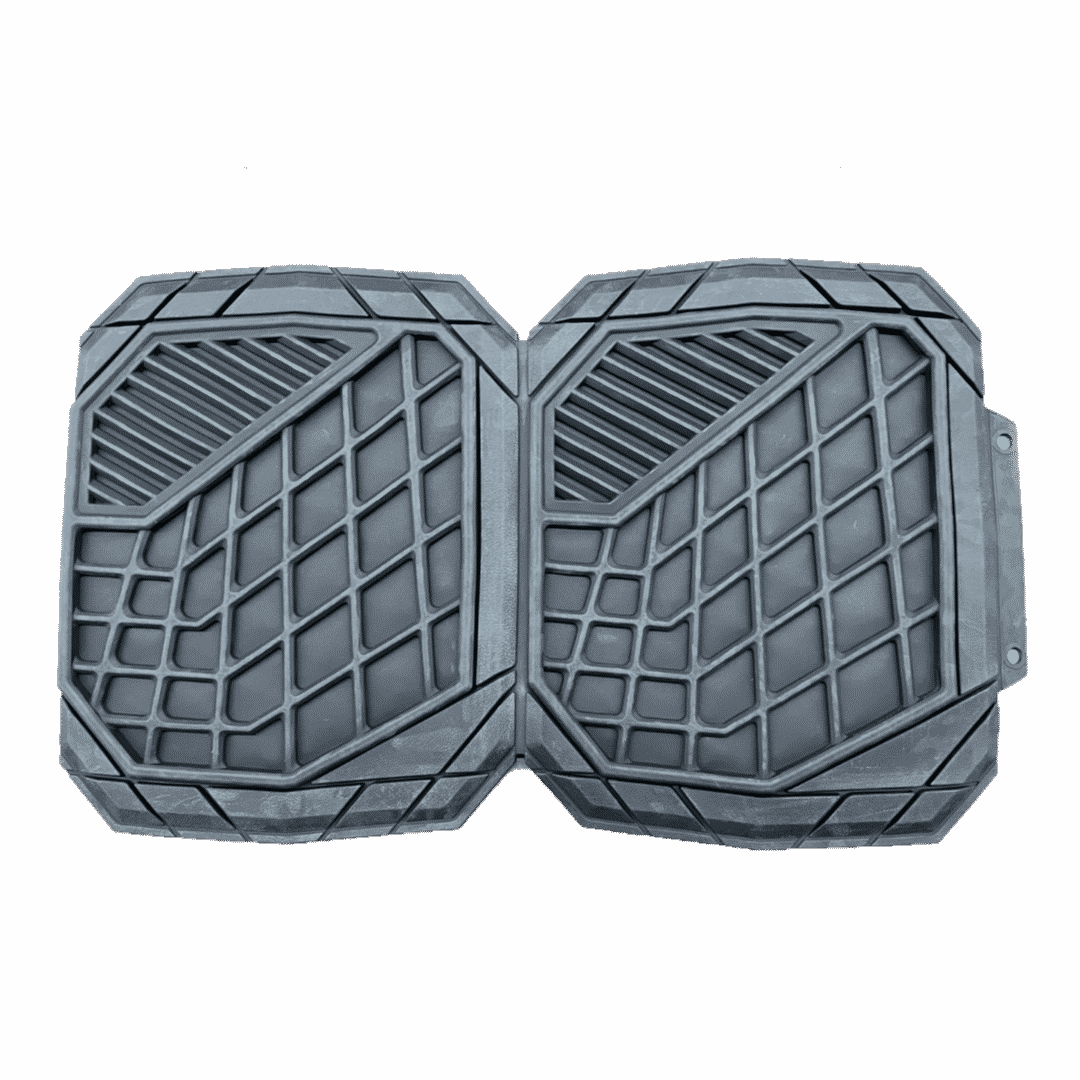 C0E1E965-12B7-4A62-B7B8-371F1B14B18E Black Rubber Floor Mat TWO Pieces (Second Line)