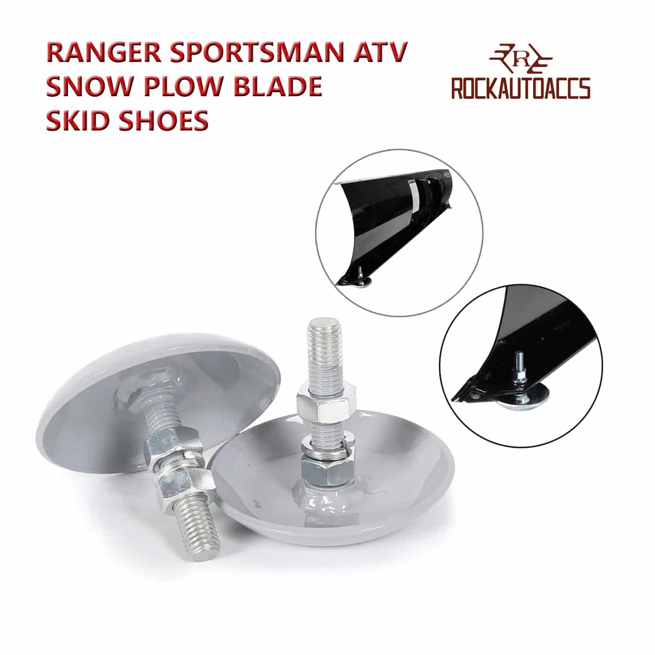 GX-VNI3-VGGB.jpg Ranger Sportsman ATV Snow Plow Blade Quick Adjust Skid Shoes 2873423