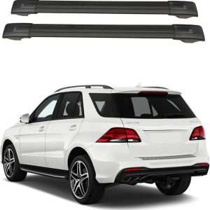 Universal Crocodile Roof Rack Crossbars SUV Raised Factory Roof Rails 1 Pair (CRRC9590B)