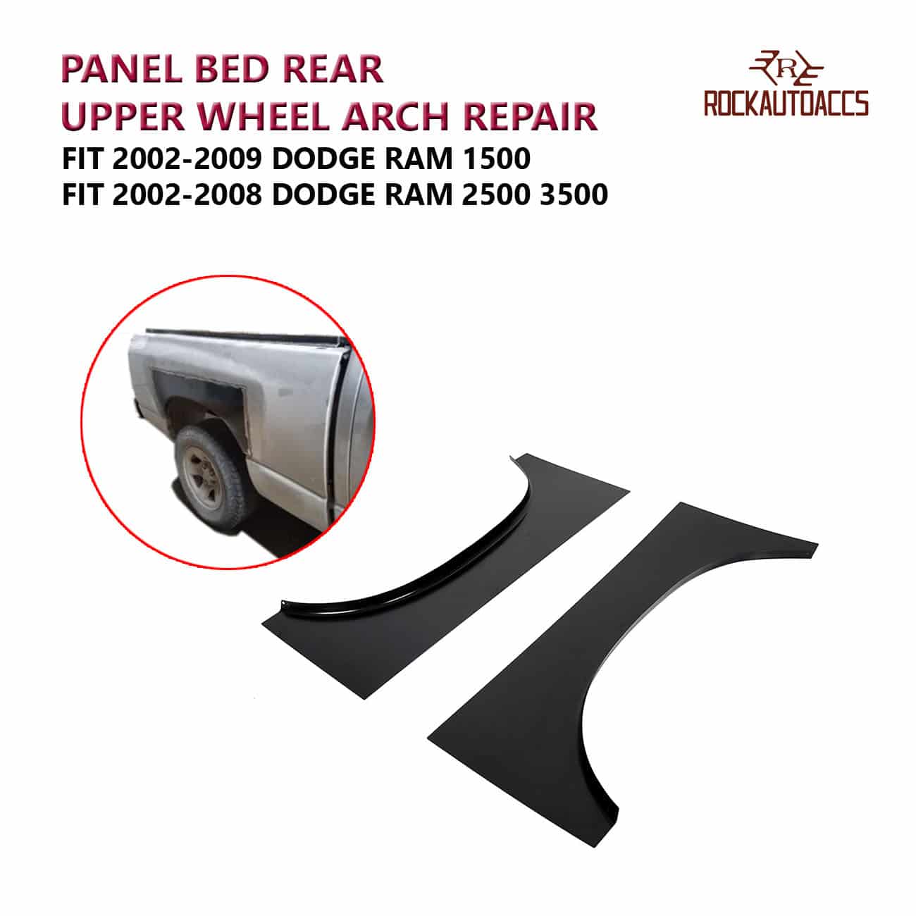 RA-HL19-CAA6.jpg ROKIOTOEX Panel Bed Rear Upper Wheel Arch Repair Pair Set for 2002-2009 Dodge Ram 1500 & 2002-2008 Dodge