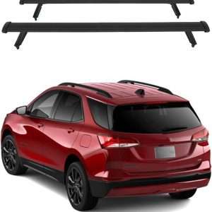 Roof Rack Cross Bars for 2018-2024 Chevrolet Equinox Flush Rail Black