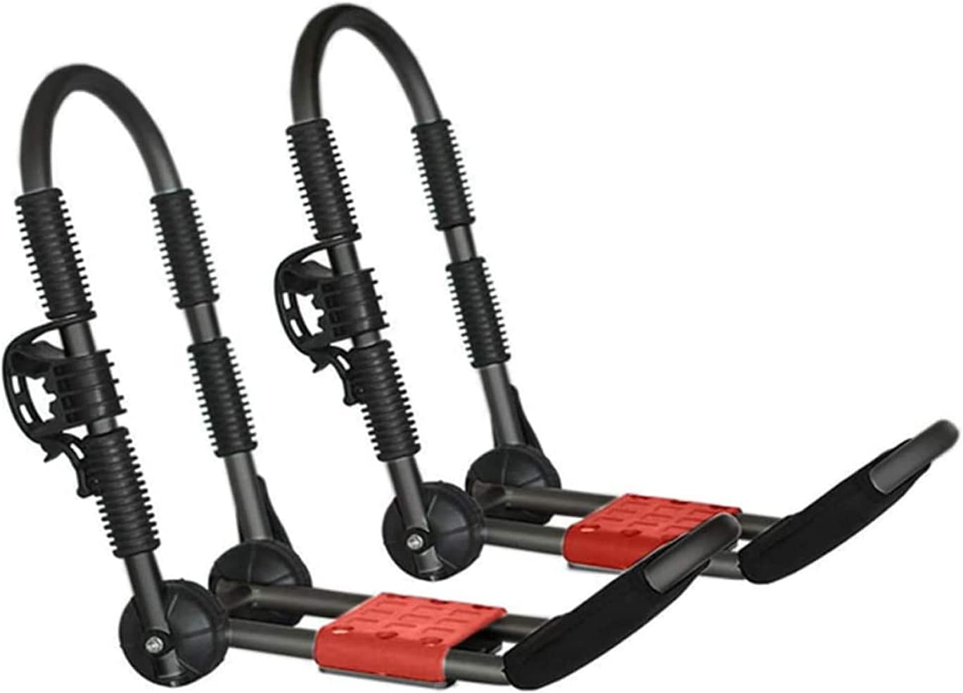 RAA-FDKR-LR01_1 Folding Kayak Rack J Bar for Canoe SUV Sedan Roof Rack Crossbars Black 1 Pair