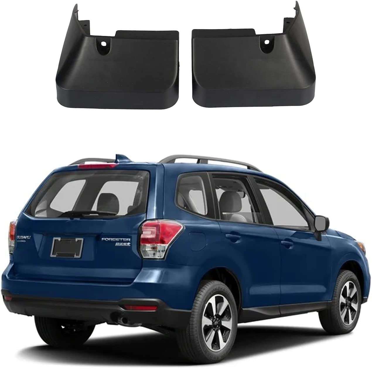 RKOTX-SFRMG1318_1 Mud Flaps Splash Guards Tire Rock Guard for Subaru Forester 2013 2014 2015 2016 2017 2018 1 Pair