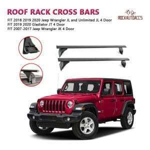 Roof Rack Crossbars Roof Rail Fit 2018-2021 Jeep Wrangler JL 4 Door 2019 2021 Gladiator JT 4 Door