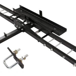 ROKIOTOEX Motor Mount Electric Bike Carriers Dirt Bike Scooter Carrier 2" Hitch Receiver Mounted Rack Hauler Trailer with