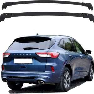 ROKIOTOEX Roof Rack Crossbars Fits for Ford Escape 2020 to 2022 Low Profile Side Rail Aluminum - Black
