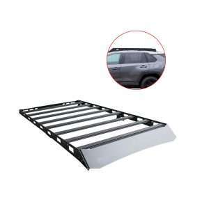 ROKIOTOEX Luggage Racks | 2019 - 2025 Toyota RAV4 | Mounted Factory Flush Side Rails | Black