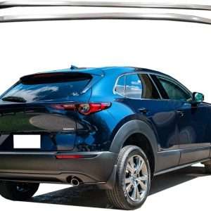 ROKIOTOEX Roof Rack Flush Side Rails Fits Mazda CX-30 CX30 2020- 2023 Cargo Luggage Baggage Carrier Aluminum Chrome