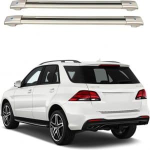 ROKIOTOEX Universal Crocodile Roof Rack Crossbars SUV Raised Factory Roof Rails Cross Bars Ski Cargo Bag Luggage Carrier