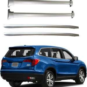 ROKIOTOEX Roof Rack Combo Side Rails and Crossbars Fits 2016 - 2022 Honda Pilot EX EX-L LX |