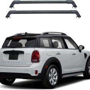 ROKIOTOEX Roof Rack Crossbars Fits 2017 - 2022 Mini Cooper with Factory Raised Roof Rails Luggage Cargo Box