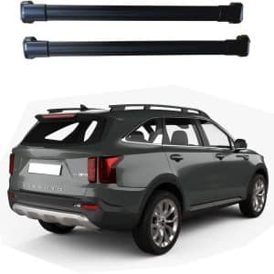 ROKIOTOEX Cobra Crossbars | 2021-2026 Kia Sorento | Raised Roof Rails | Power Sunroof | Wind Noise Reduction