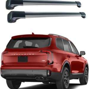 ROKIOTOEX Cobra Roof Rack Crossbars Fit for Kia 2023 - 2025  Telluride   Raised Side Rails  Silver