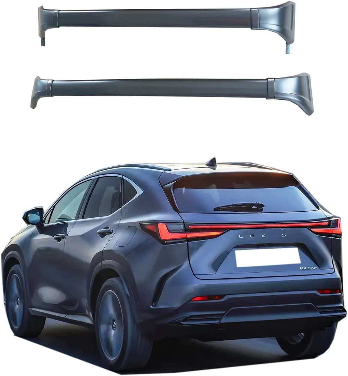 Home 2 14 Matte black OEM-style crossbars for Lexus NX