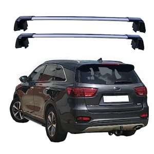 ROKIOTOEX Coyote Crossbars | 2016 - 2020 KIA Sorento | Flush Side Rails | Silver