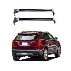 ROKIOTOEX Crossbars for 2017-2026 Cadillac XT5 Flush Rails -Silver Aluminum Bars