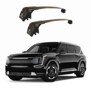 Coyote crossbars 1 ROKIOTOEX Coyote Crossbars | 2024 – 2025 Kia EV9 Flush Side Rails | Black