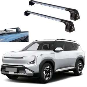 ROKIOTOEX Coyote Crossbars | 2027 KIA EV5 Flush Side Rail | Silver