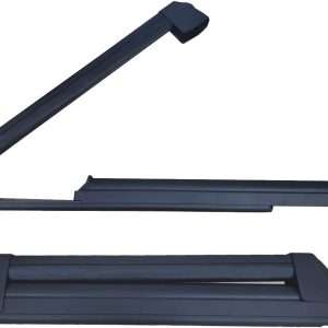 ROKIOTOEX Universal Roof Top Four Ski/Two Snowboards Extender Carrier Winter Sport Roof Rack Only Fit Crossbars with T-Track