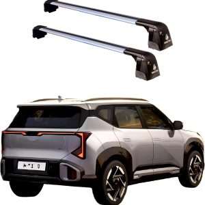ROKIOTOEX Coyote Crossbars | 2027 KIA Seltos | Flush Side Rail | Silver