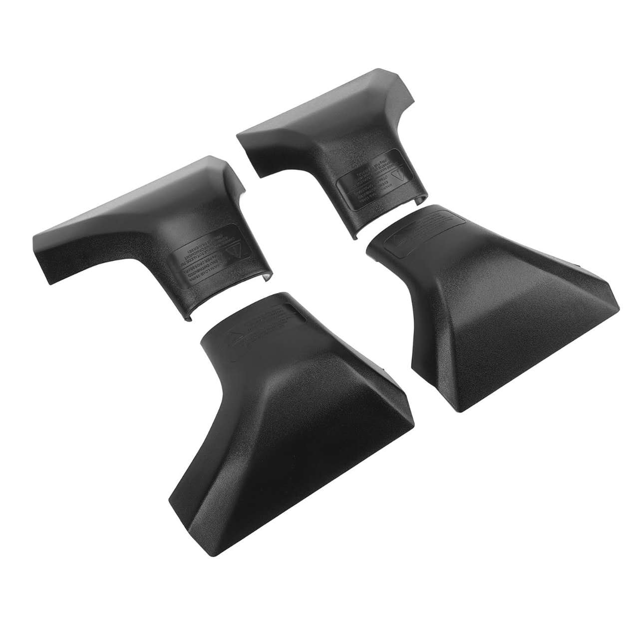 Highlander crossbar cover black set Toyota Highlander crossbar bracket cover black set