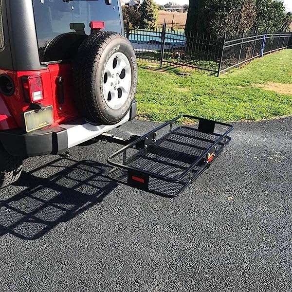 60-inch-x-24-inch-x-6-inch-Folding-Hitch-Mounted-Cargo-Carrier-Hitch-Luggage-Basket-Storage-Rack-Extra-Thick-Steel-Const-B078JDCH3Z-3